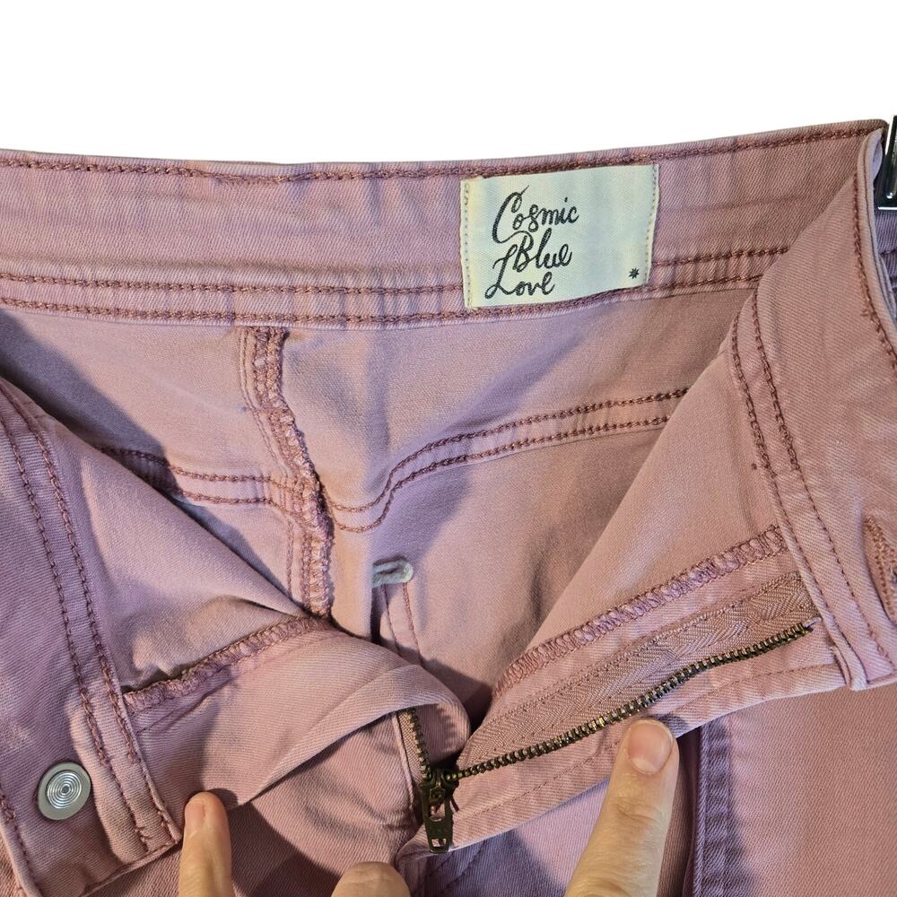 Cosmic Blue Love 32 Pink Jeans/Pants [0430] - Picture 5 of 8